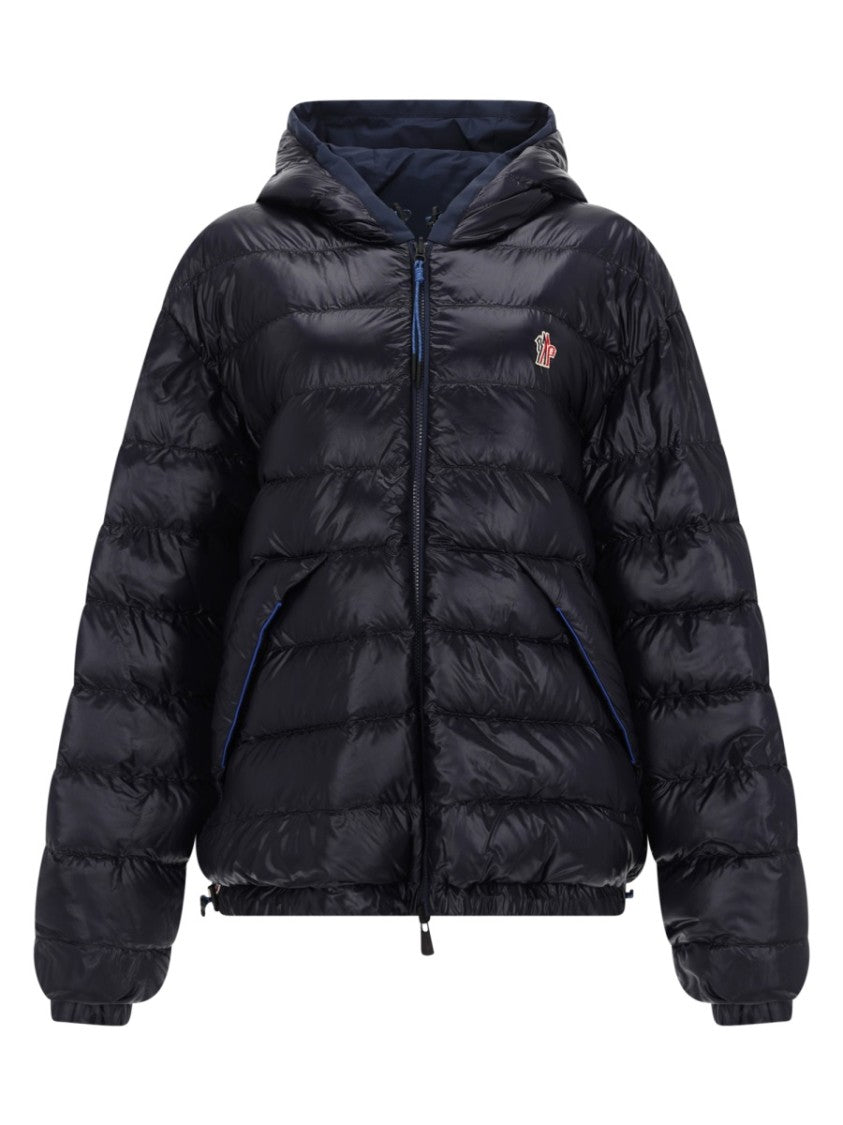 Moncler Grenoble Dual-Sided Bomber Jacket With Adjustable Hood And Logo Detail