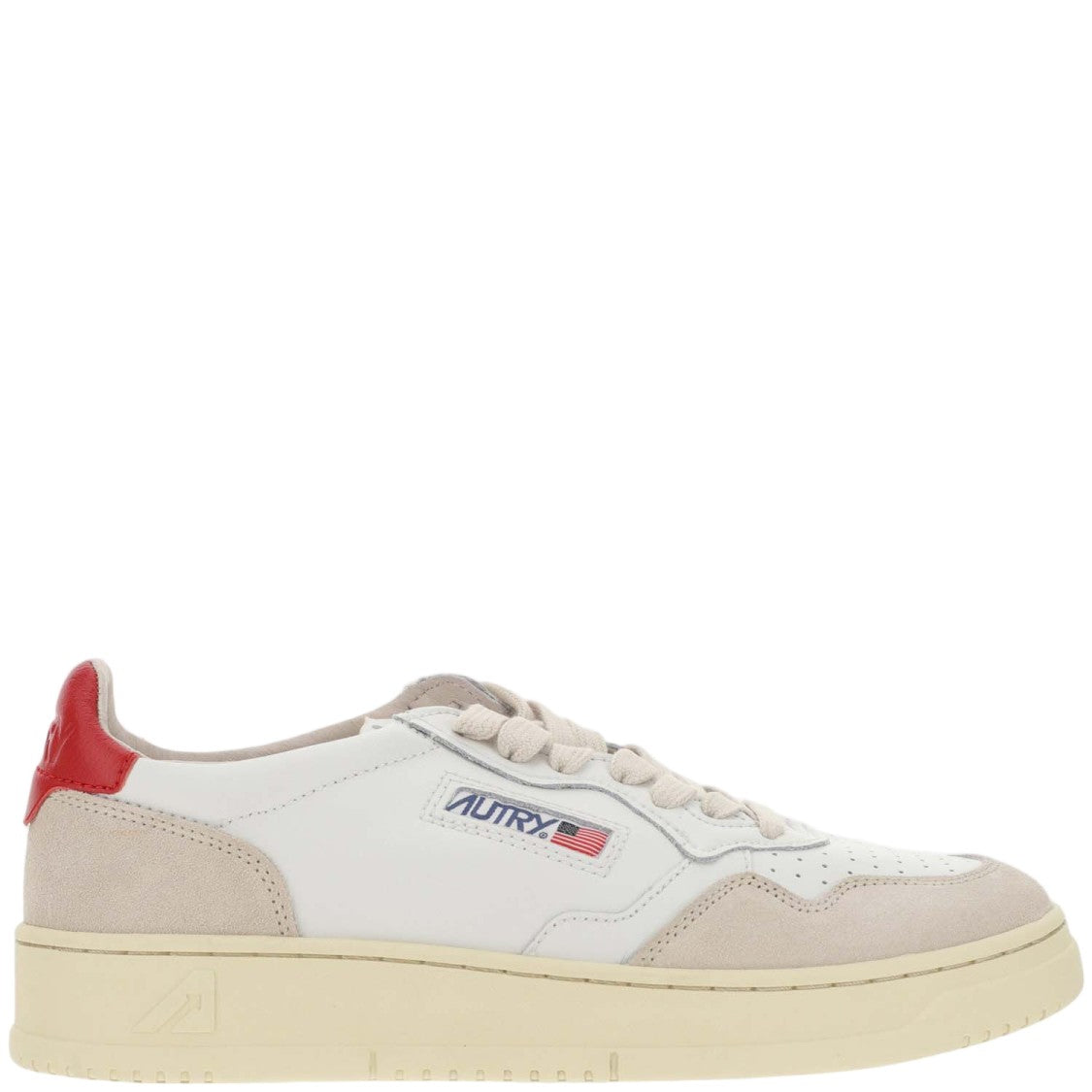 Autry Medalist Low Sneakers With Suede Inserts