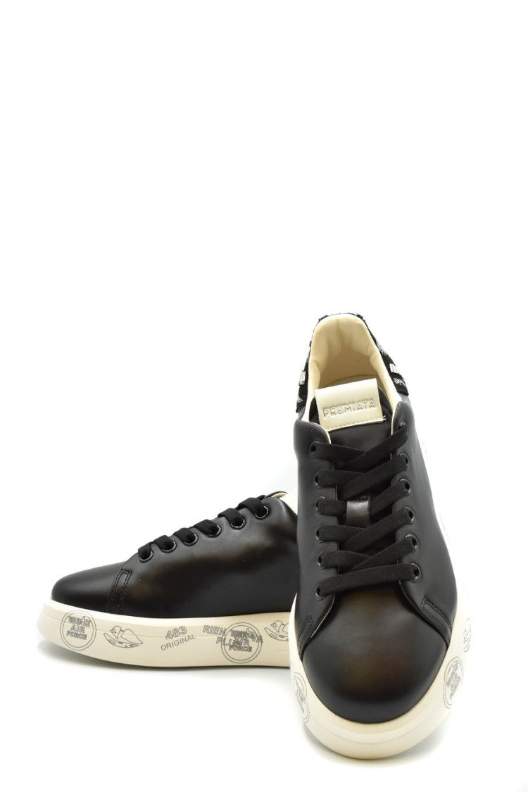 Premiata Multicolor Leather Sneakers
