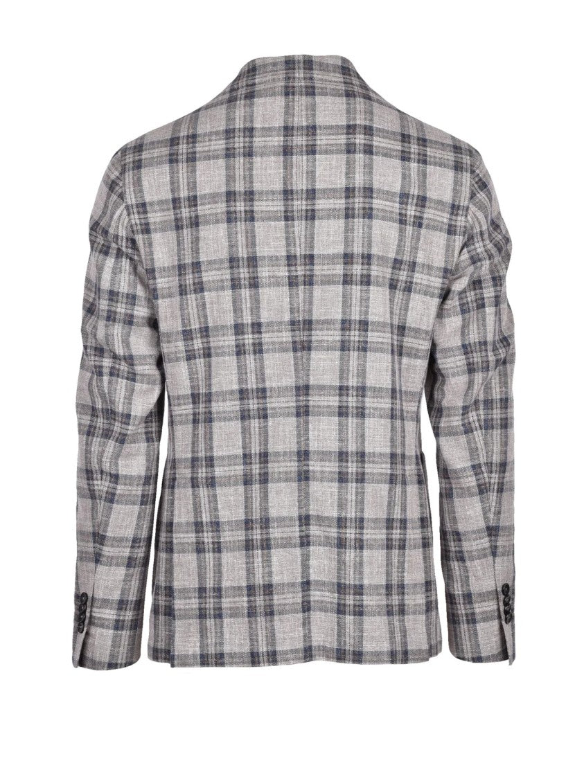 Luigi Bianchi Cotton Fitted Jacket - White