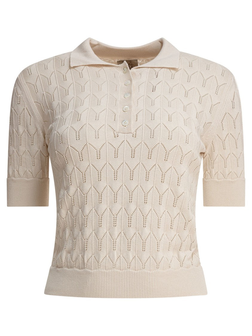 Rakki' Beige Short-Sleeved Polo Shirt