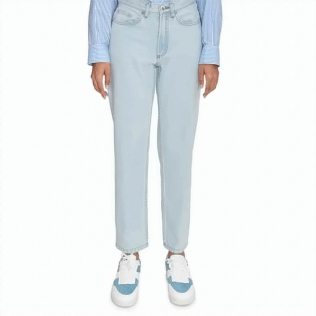 A.P.C. High-Waisted Straight-Leg Denim Pants