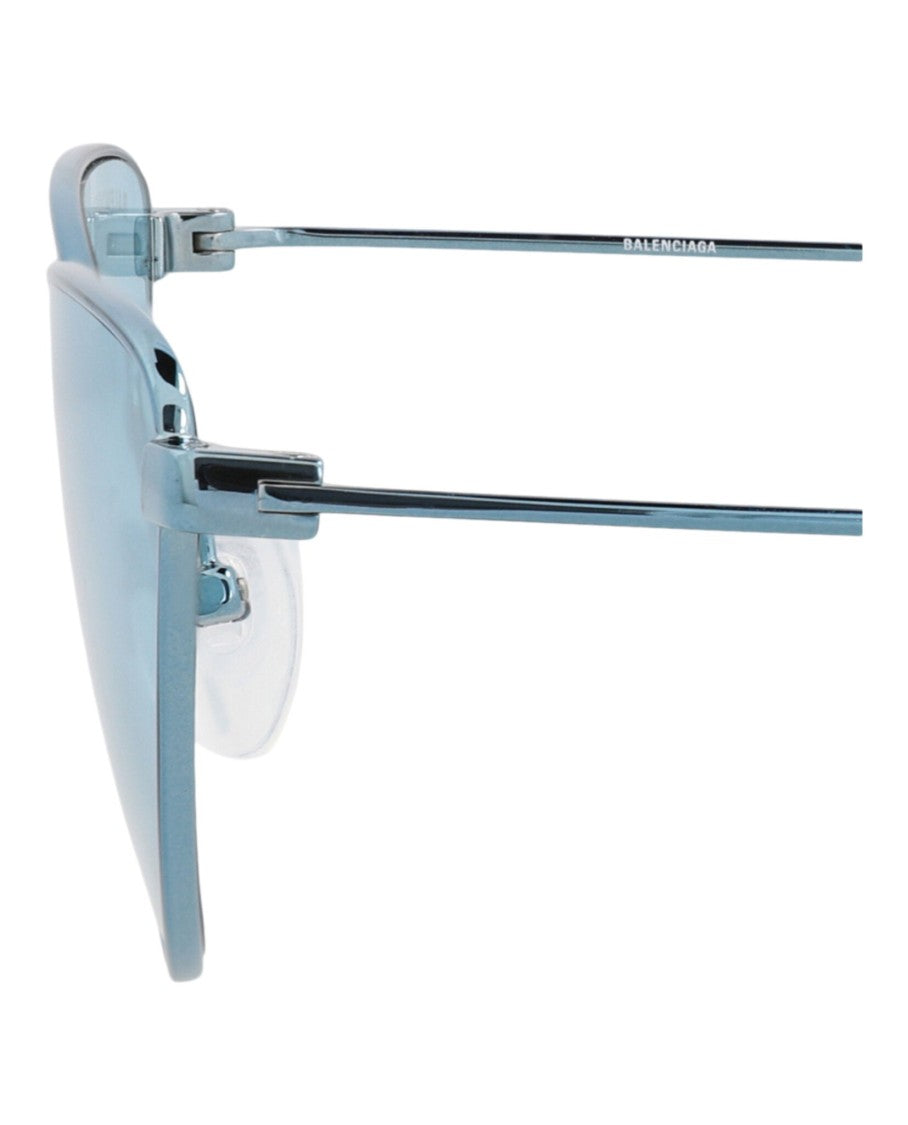 Balenciaga Cat Eye-Frame Metal Sunglasses