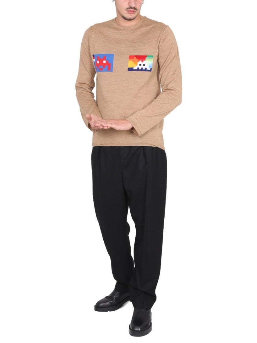 Comme Des Garçons Regular Fit Wool Jersey