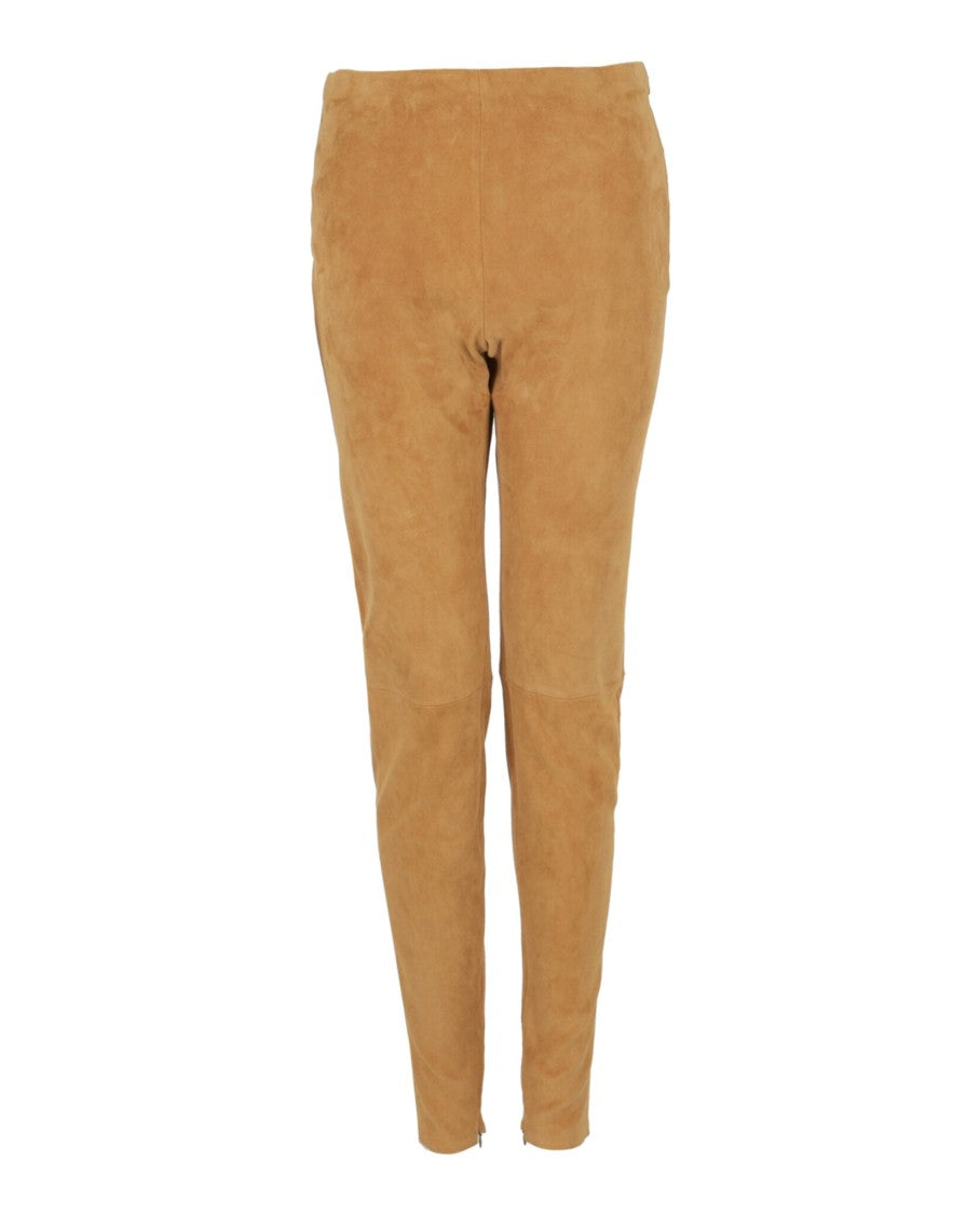 Ferragamo Suede Leggings