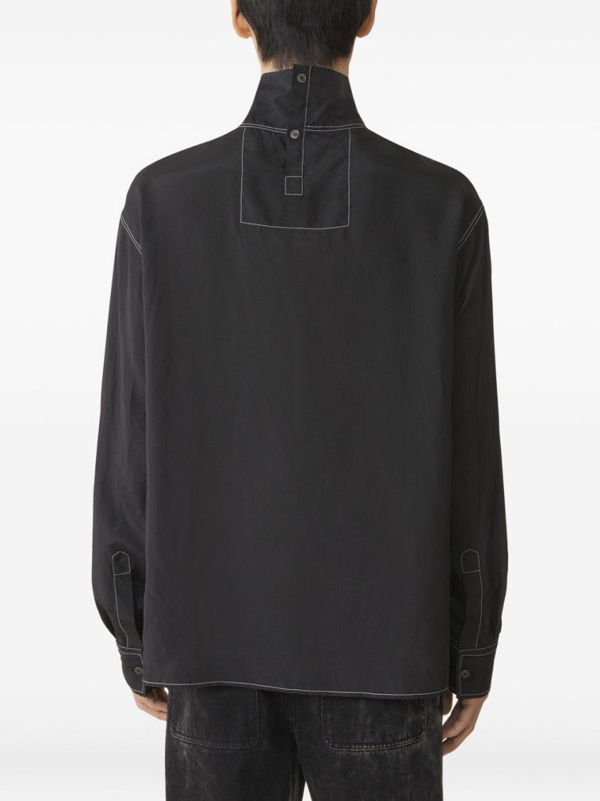 Lanvin Loose Fit High Collar Sweater