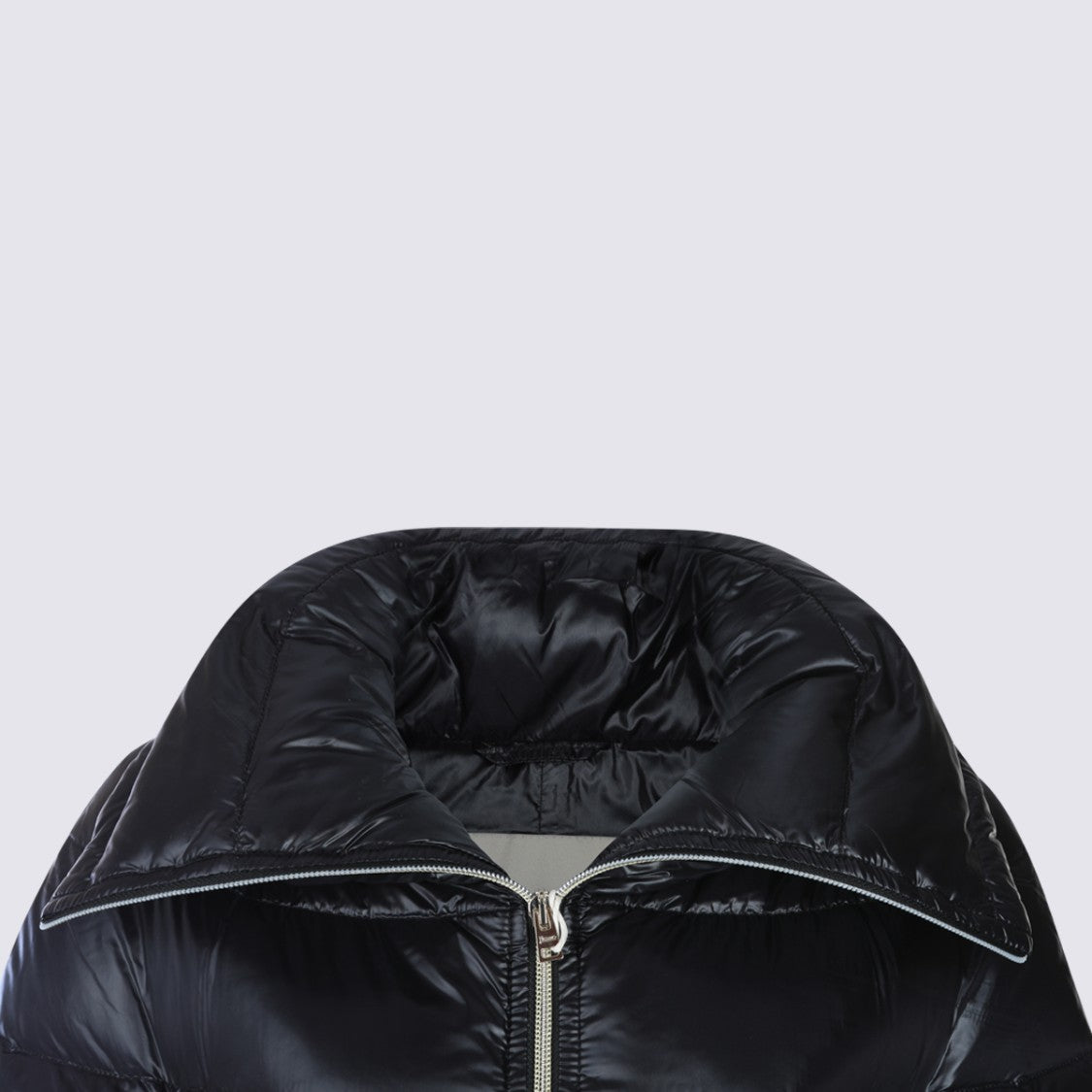 Herno Quilted Puffer Jacket With Structured Collar And Flared Silhouette