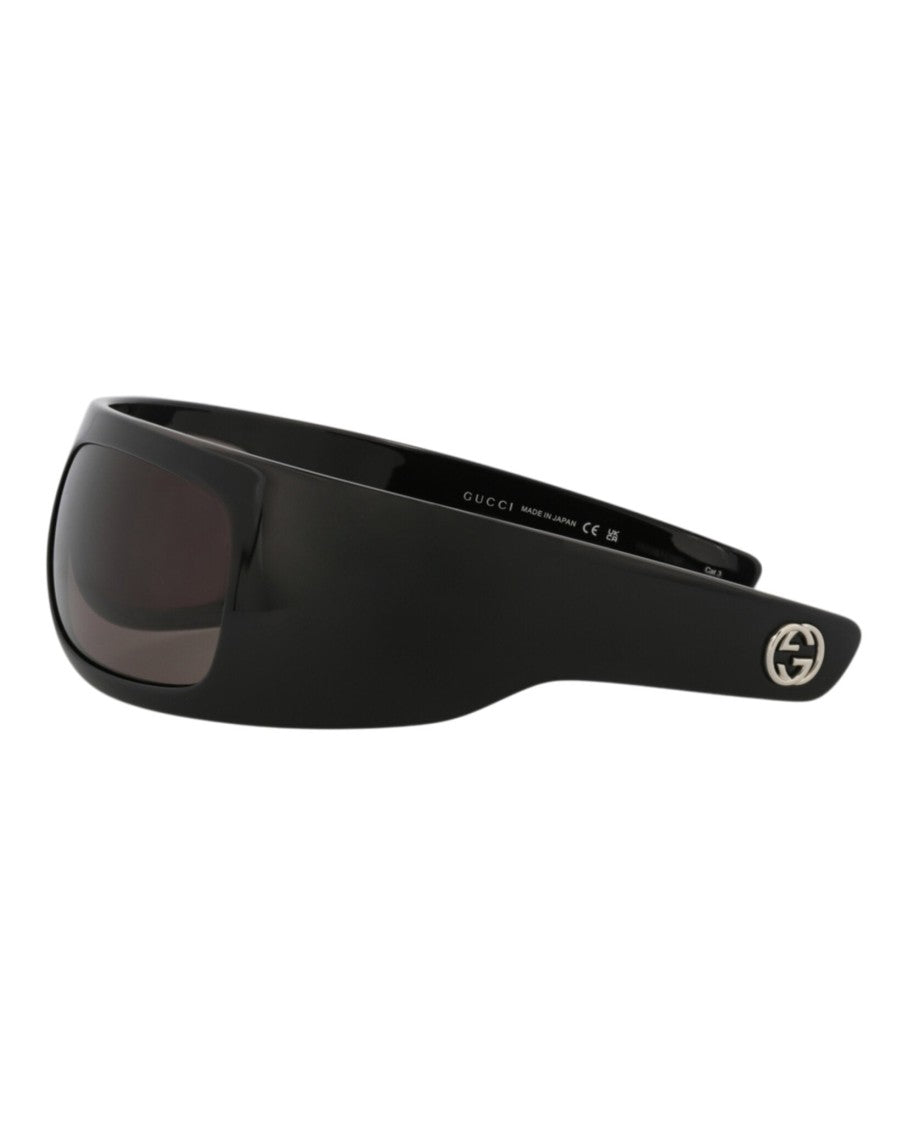 Gucci Shield-Frame Injection Sunglasses