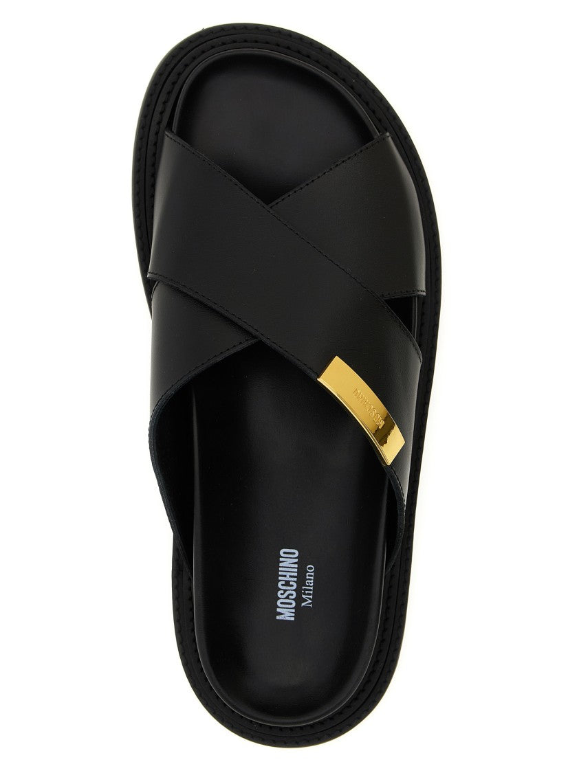 Moschino Leather Sandals