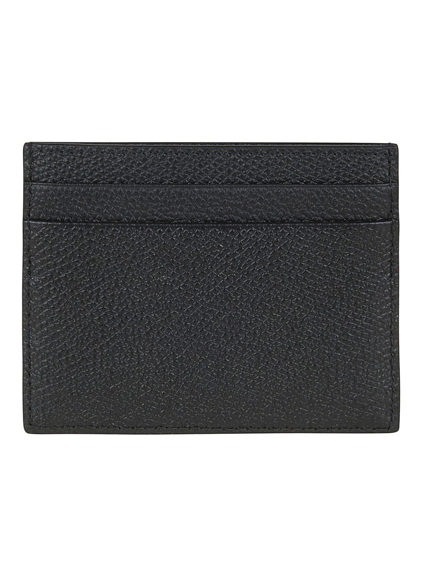 Valentino Garavani Grained Calfskin Vlogo Signature Card Holder
