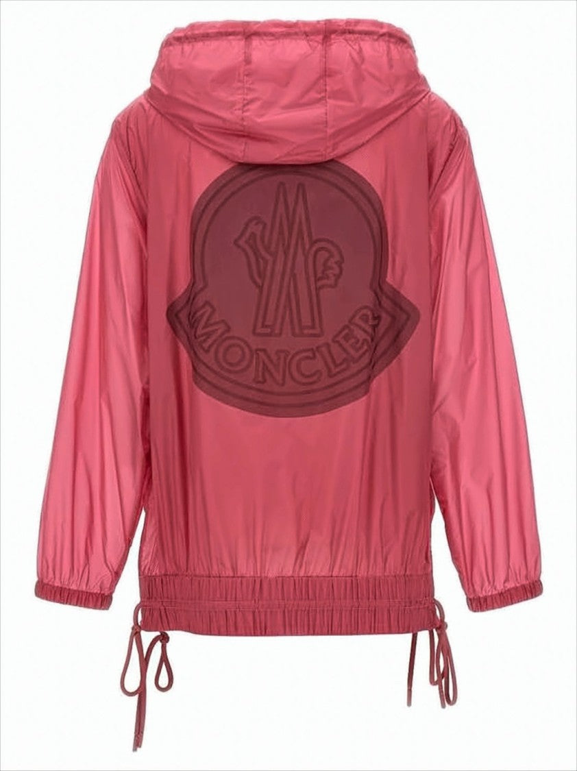 Moncler Lightweight Hooded Jacket With Front Zipper