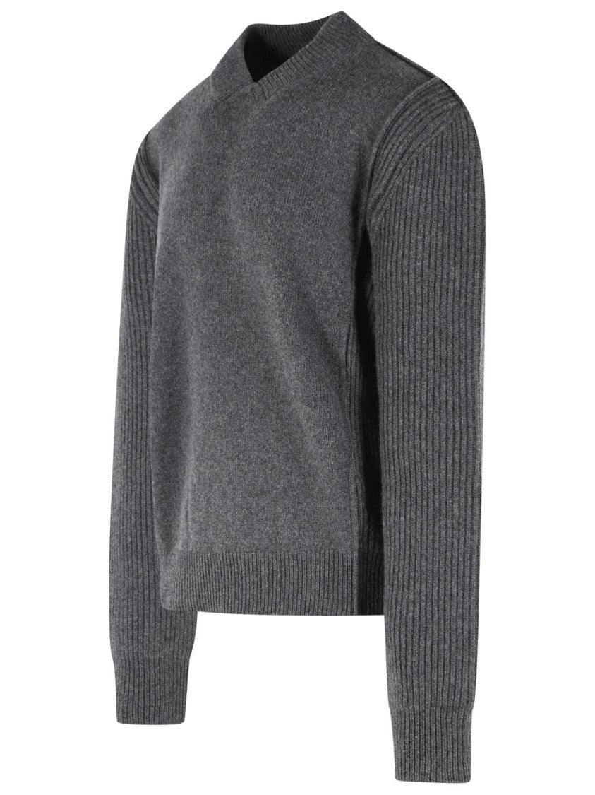 Marni Grey Virgin Wool And Cashmere Sweater