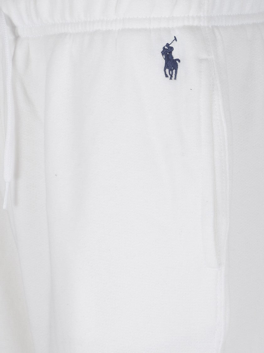 Polo Ralph Lauren Casual White Sweatpants With Adjustable Drawstring