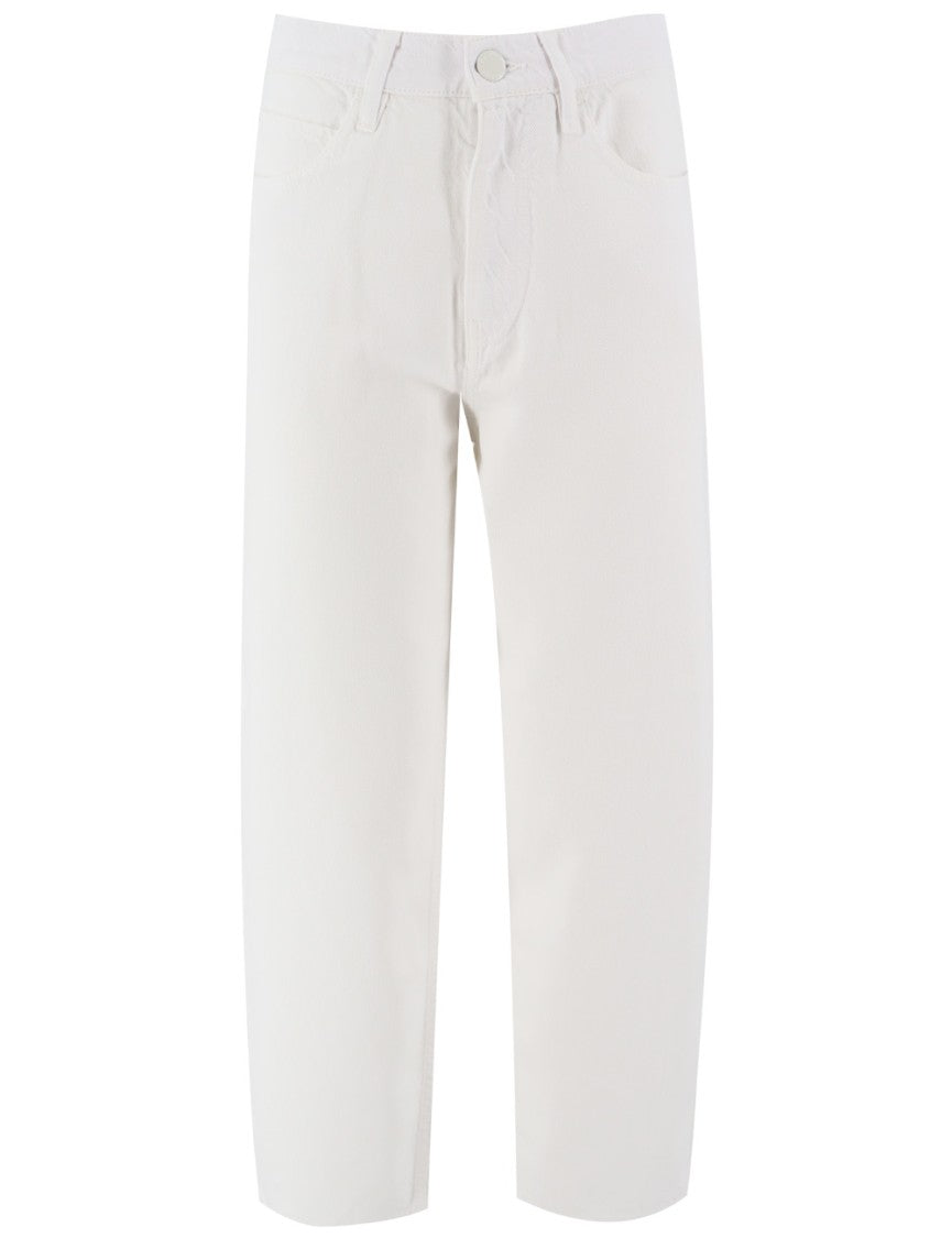 Pinko High-Waisted Wide Leg Jeans With Classic Five-Pocket Styling