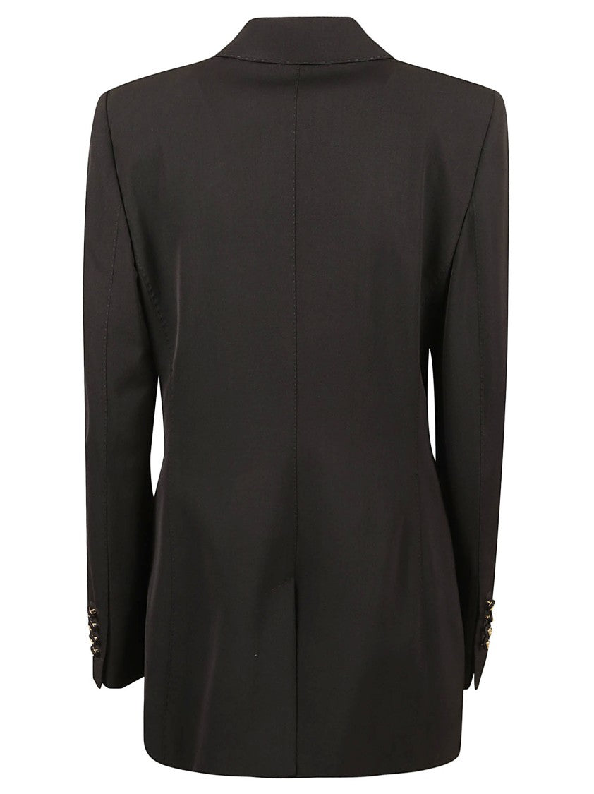Saint Laurent Tailored Black Jacket With Structured Silhouette