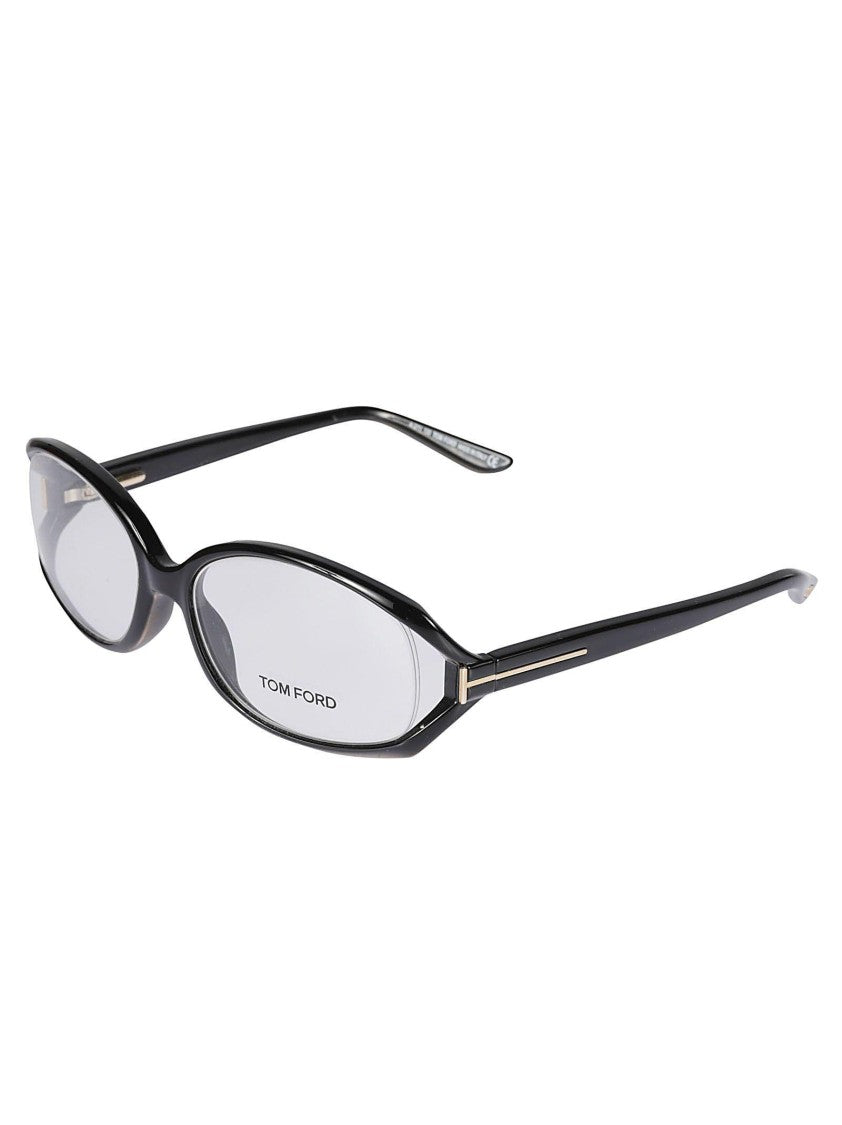Tom Ford Ft5186 55001 Oval-Frame Sunglasses