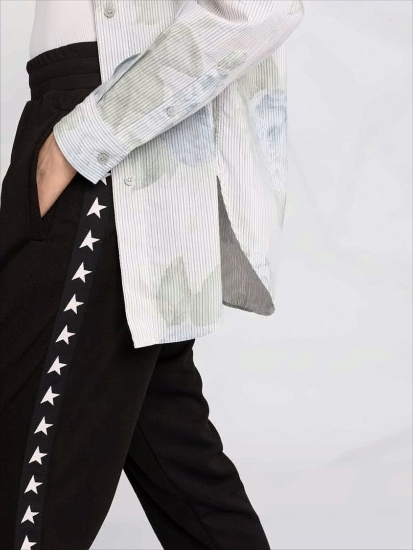 Golden Goose Jogger Pants With Star Detail And Elastic Waistband