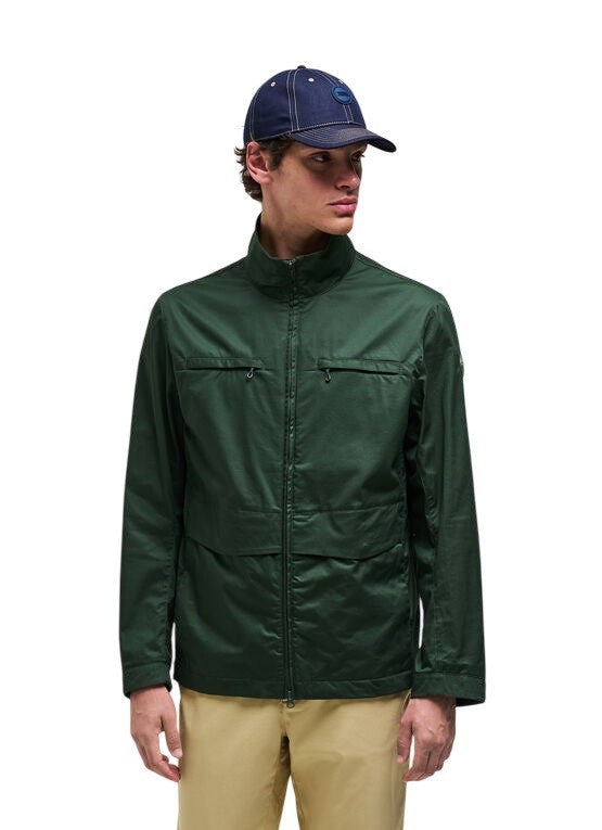 Colmar Dark Green Windbreaker Adjustable Drawstring