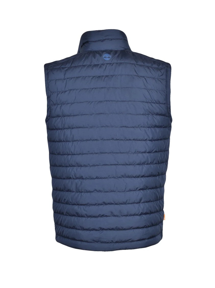 Timberland Blue Centogrammi Padded Polyester Vest