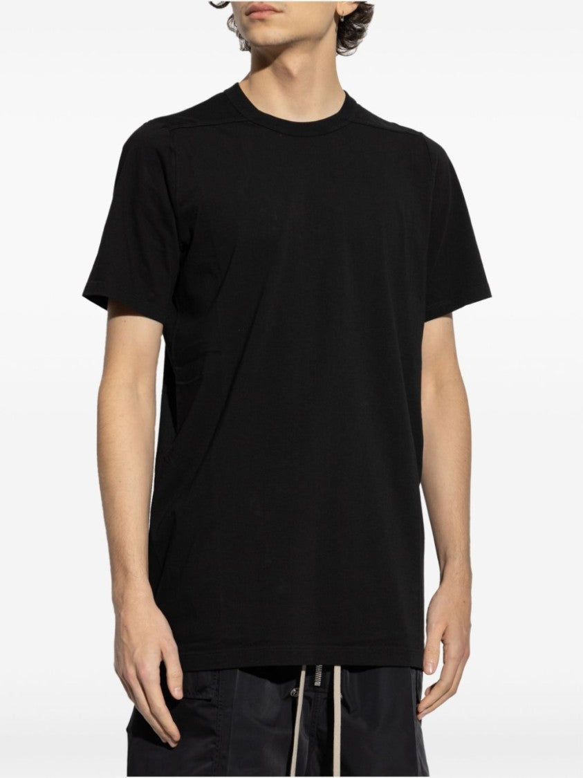 Rick Owens Black Crew Neck T-Shirt With Short Sleeves