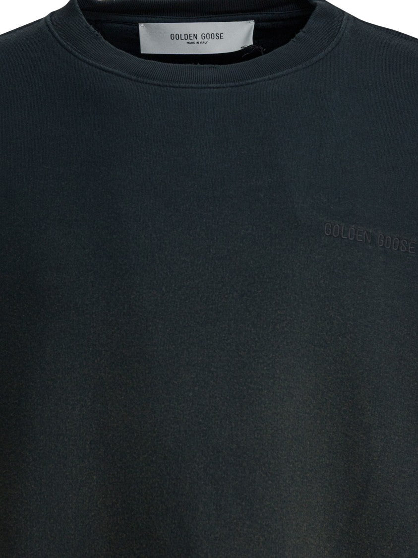 Golden Goose Vintage Effect Crewneck Sweatshirt