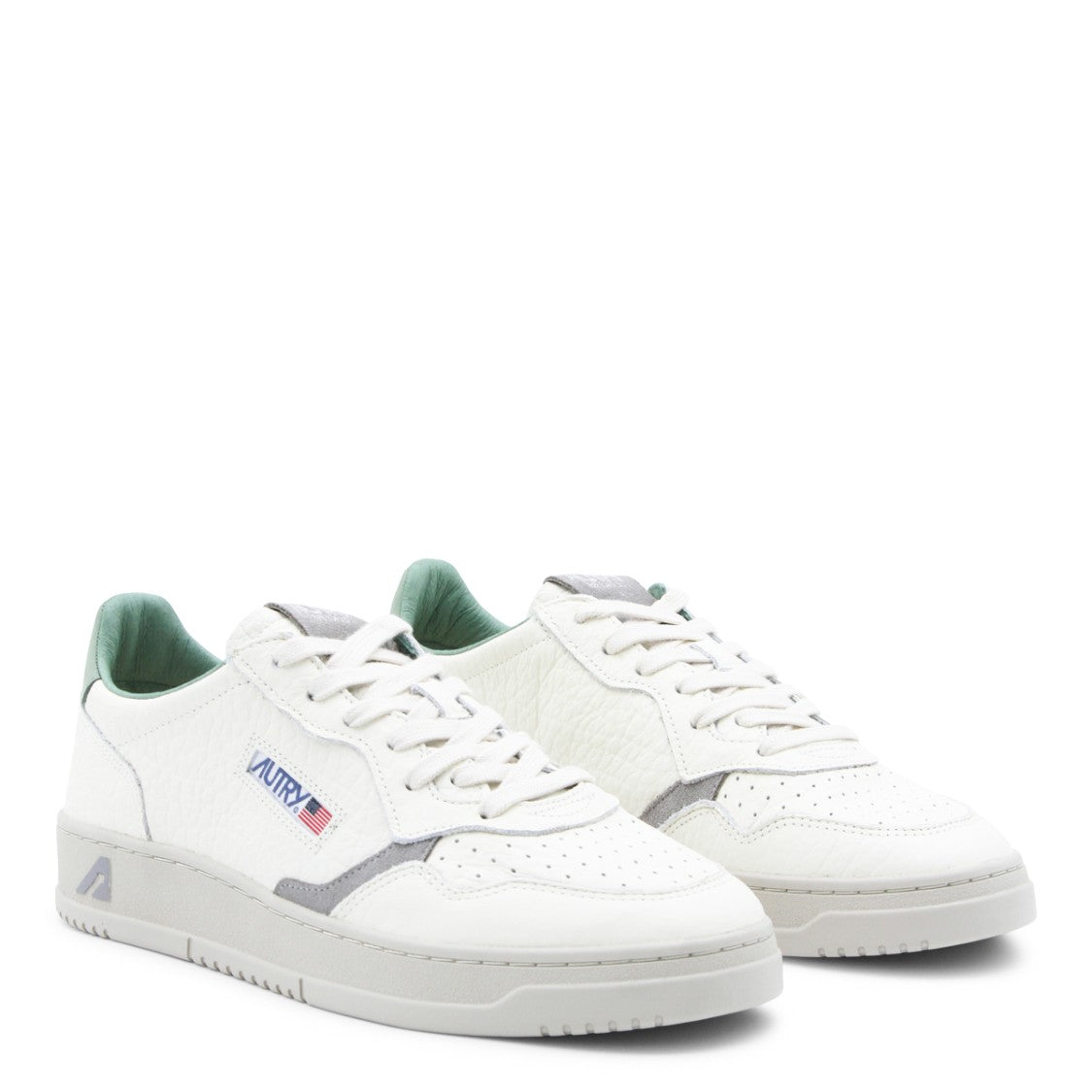 Autry Low-Top White Leather Sneakers