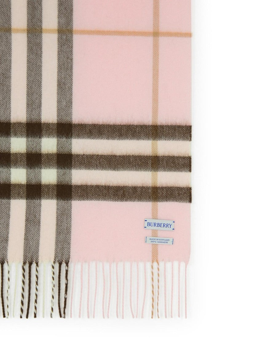 Burberry Pink Cashmere Scarf