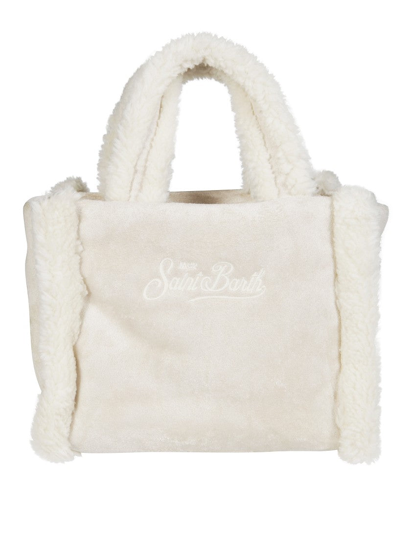 Mc2 Saint Barth Compact Shearling Belt Bag With Minimalist Design