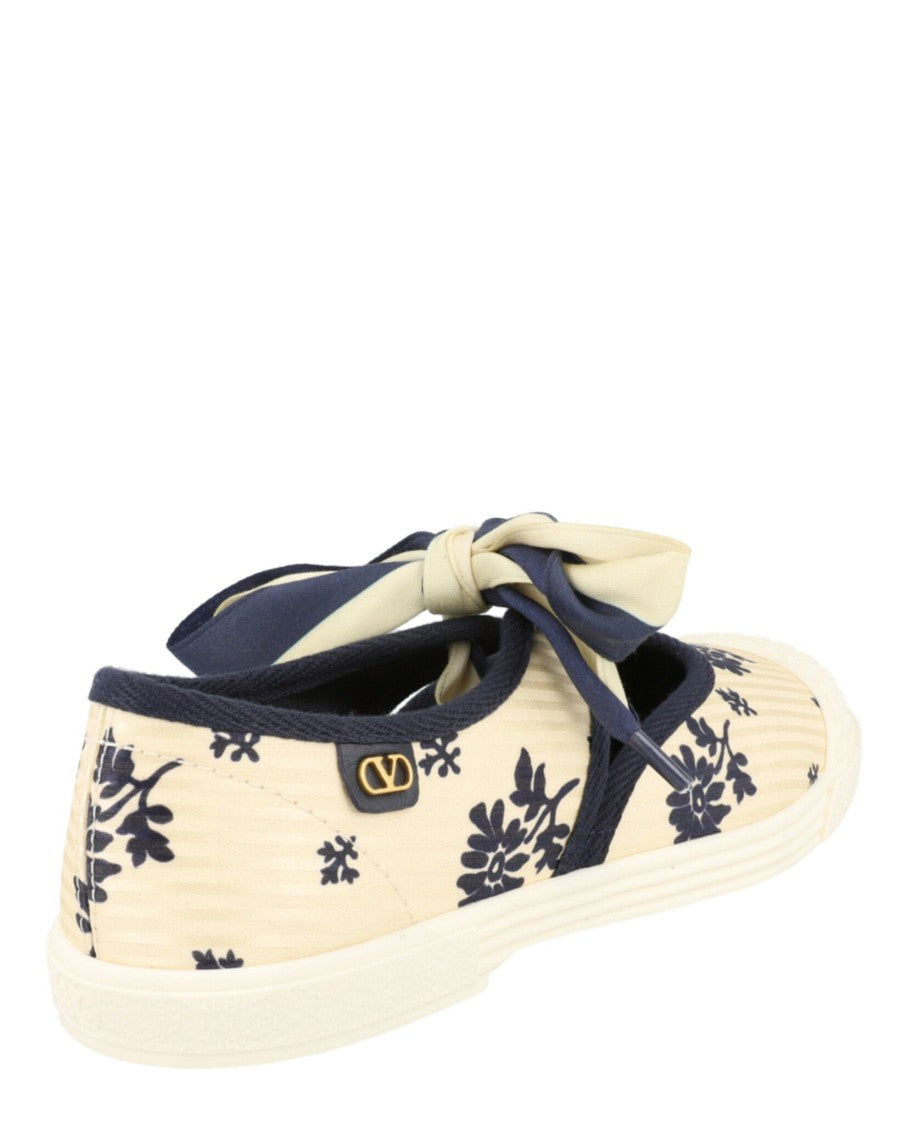 Valentino Bay By Bay Floral Ballerina Sneakers