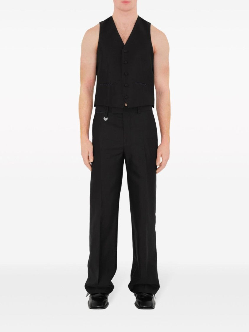 Burberry Trousers With Logo