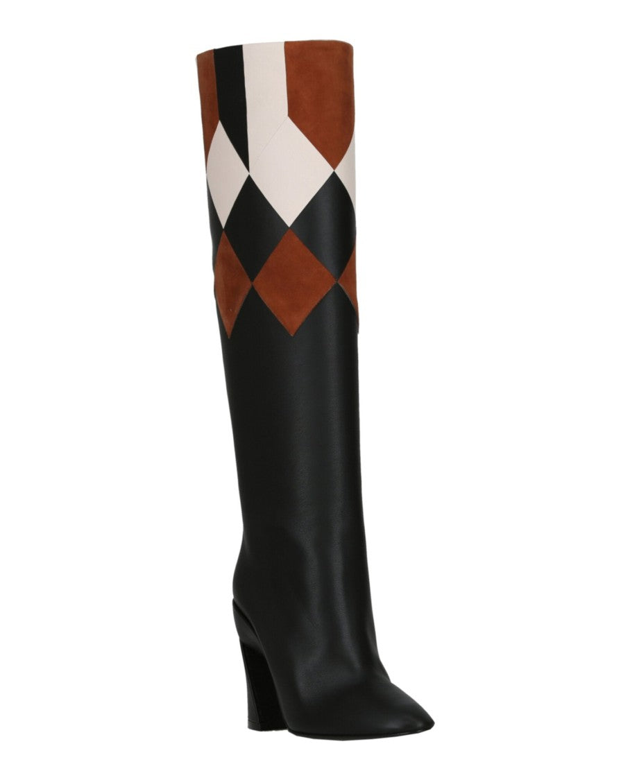 Ferragamo Antea Patchwork Boots