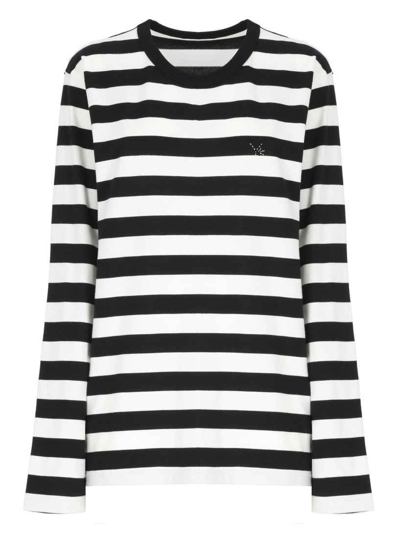 Y's Black Cotton Sweater