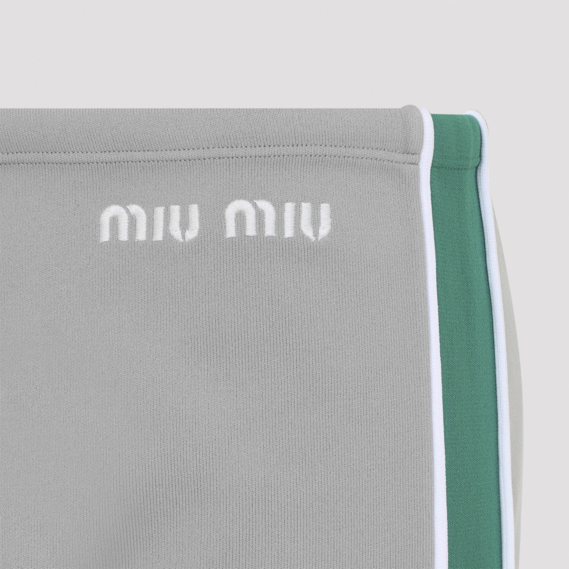 Miu Miu Sporty Bermudas With Contrasting Stripe Detail