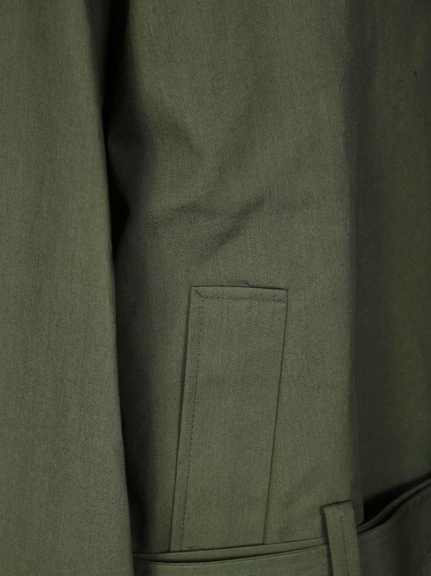 J. W. Anderson Khaki And Chestnut Jacket With Belted Waist