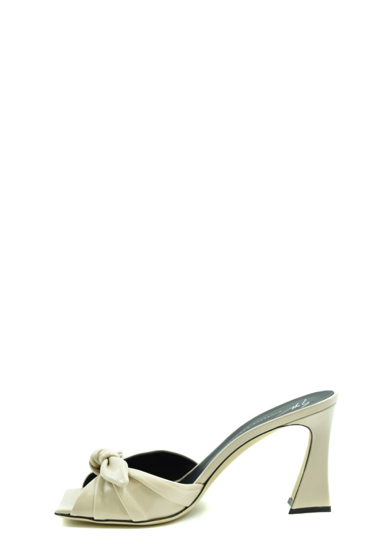Giuseppe Zanotti Vanilla Leather Heeled Sandal