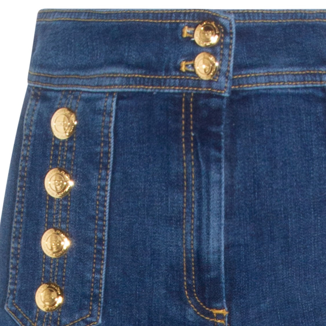 Elisabetta Franchi High-Waisted Flared Jeans