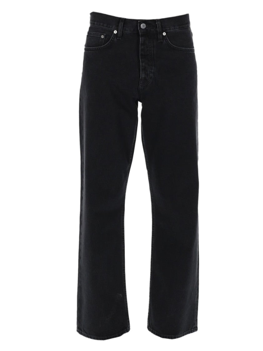 Sunflower Loose Fit Raw Hem Five-Pocket Jeans