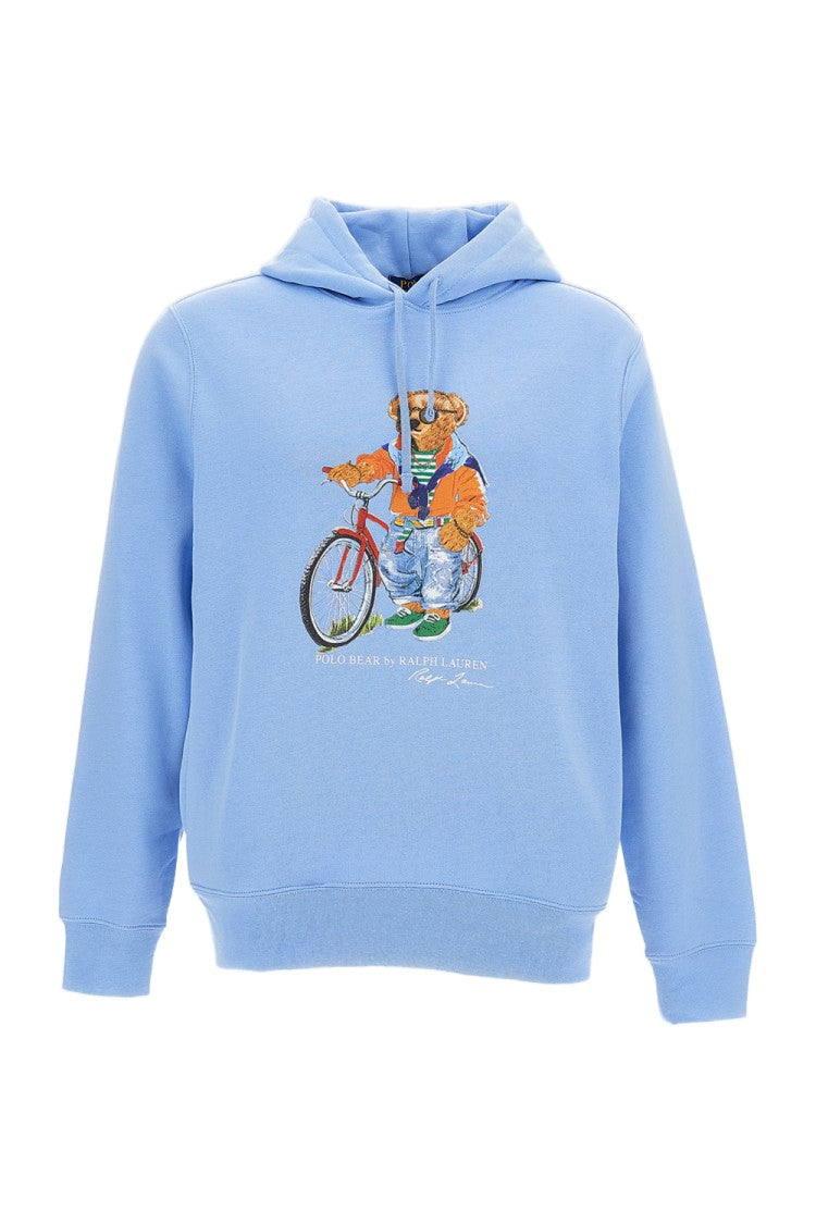 Polo Ralph Lauren Light Blue Printed Hoodie
