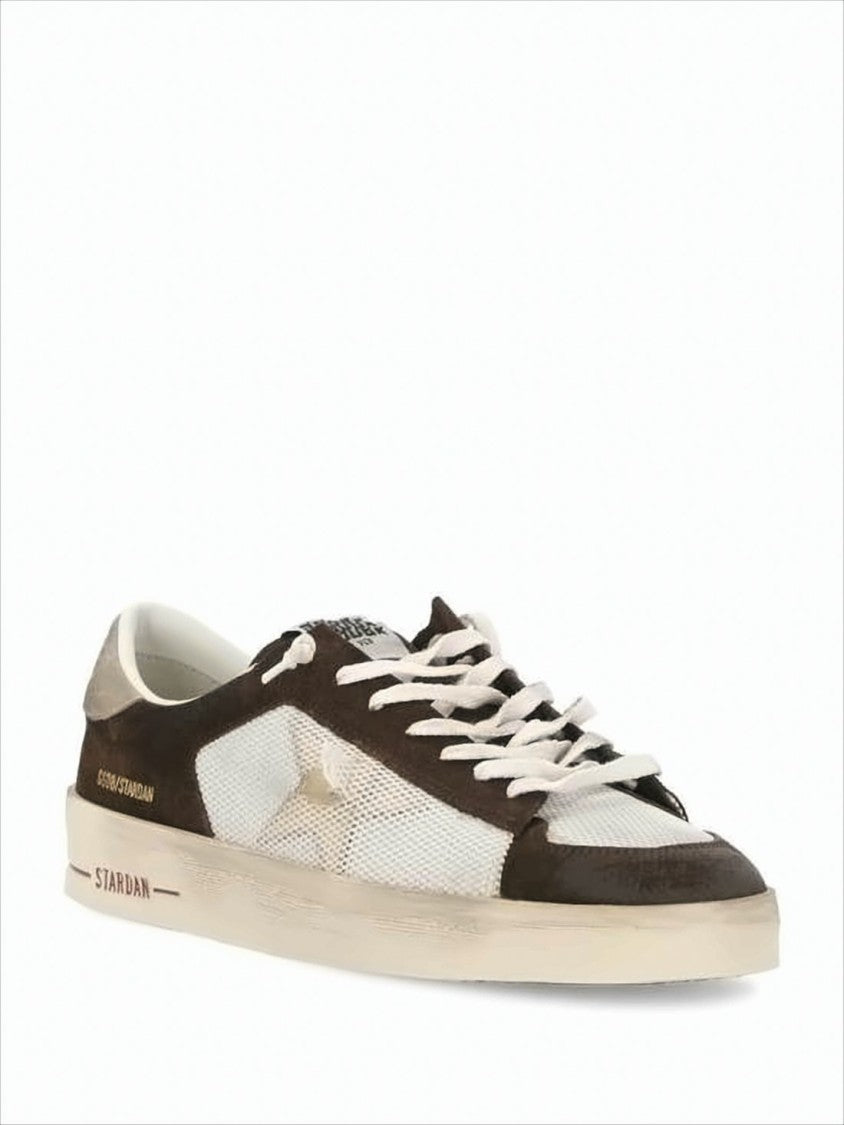 Golden Goose Low-Top Sneakers With Suede Overlays And Signature Star Emblem