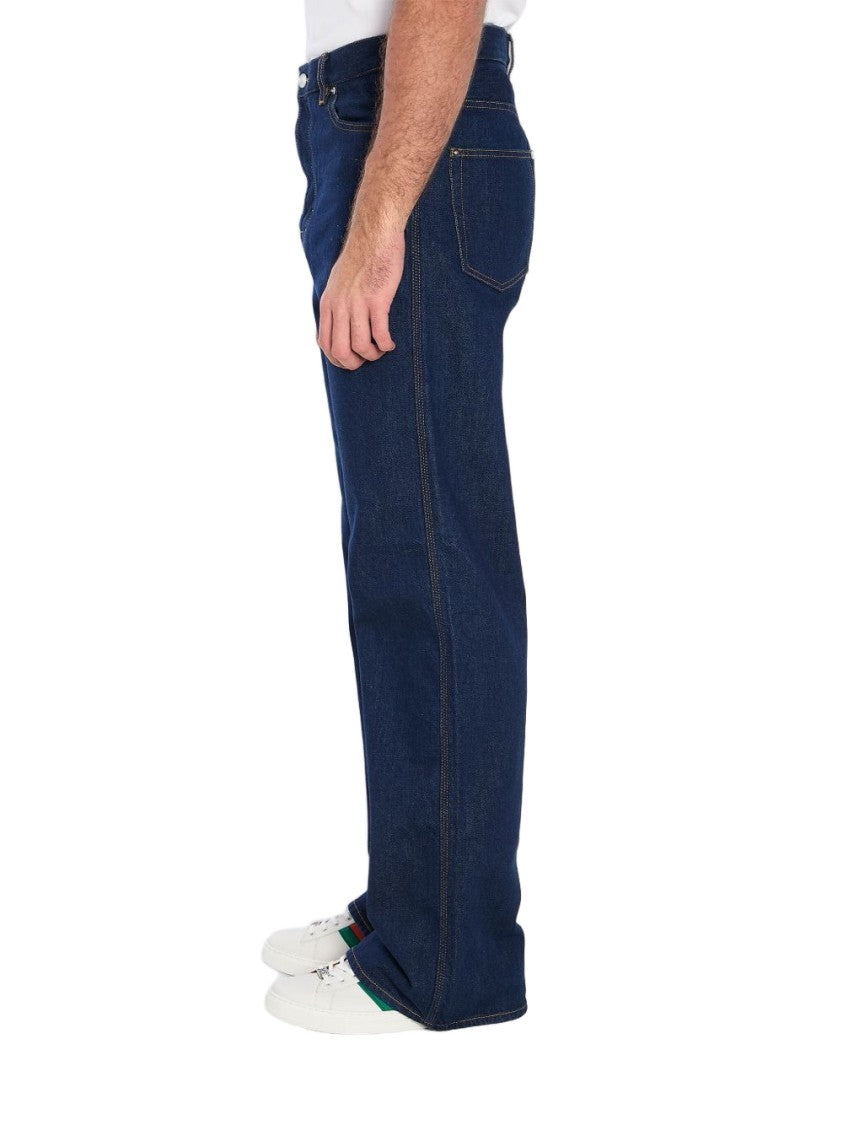 Gucci High-Wait Wide-Leg Jeans