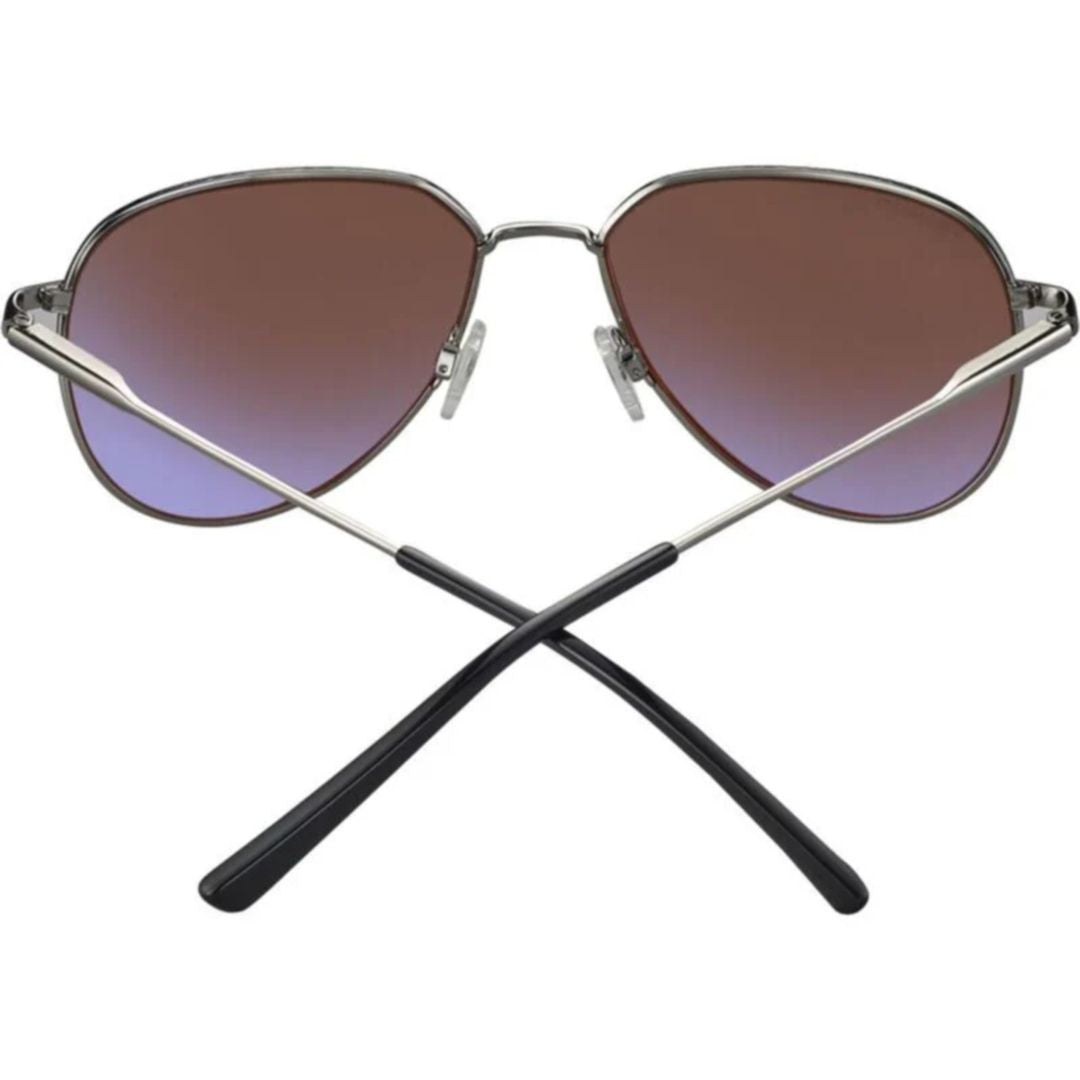 Serengeti Haywood Aviator Sunglasses With Silver Metal Frame