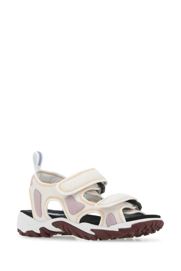 Mcq Multicolor Fabric S10 Striae Sandals