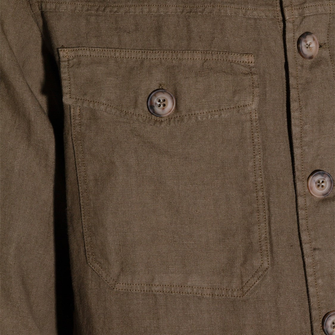 Altea Green Linen Casual Jacket
