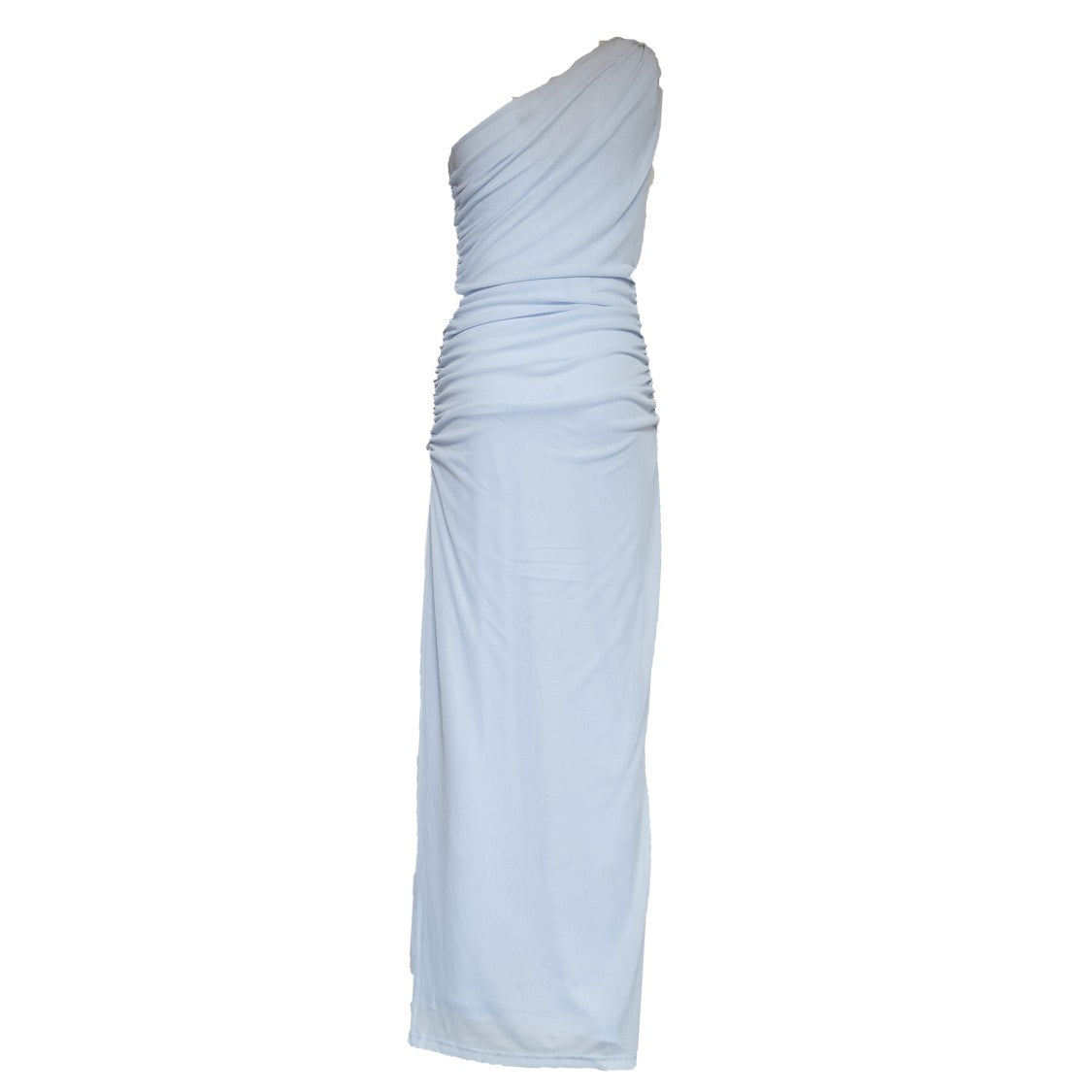Rotate Ninkana Asymmetric Draped One Shoulder Dress