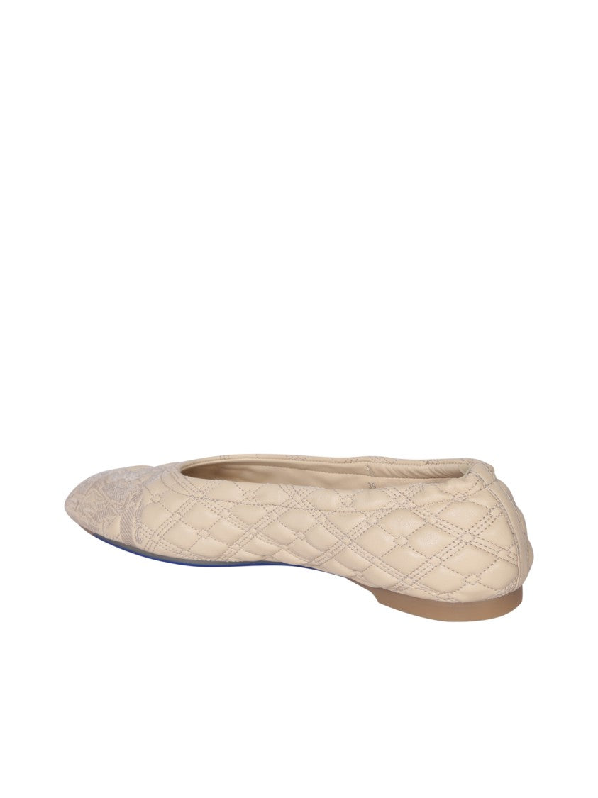 Burberry Quilted Lamb Leather Ballerinas