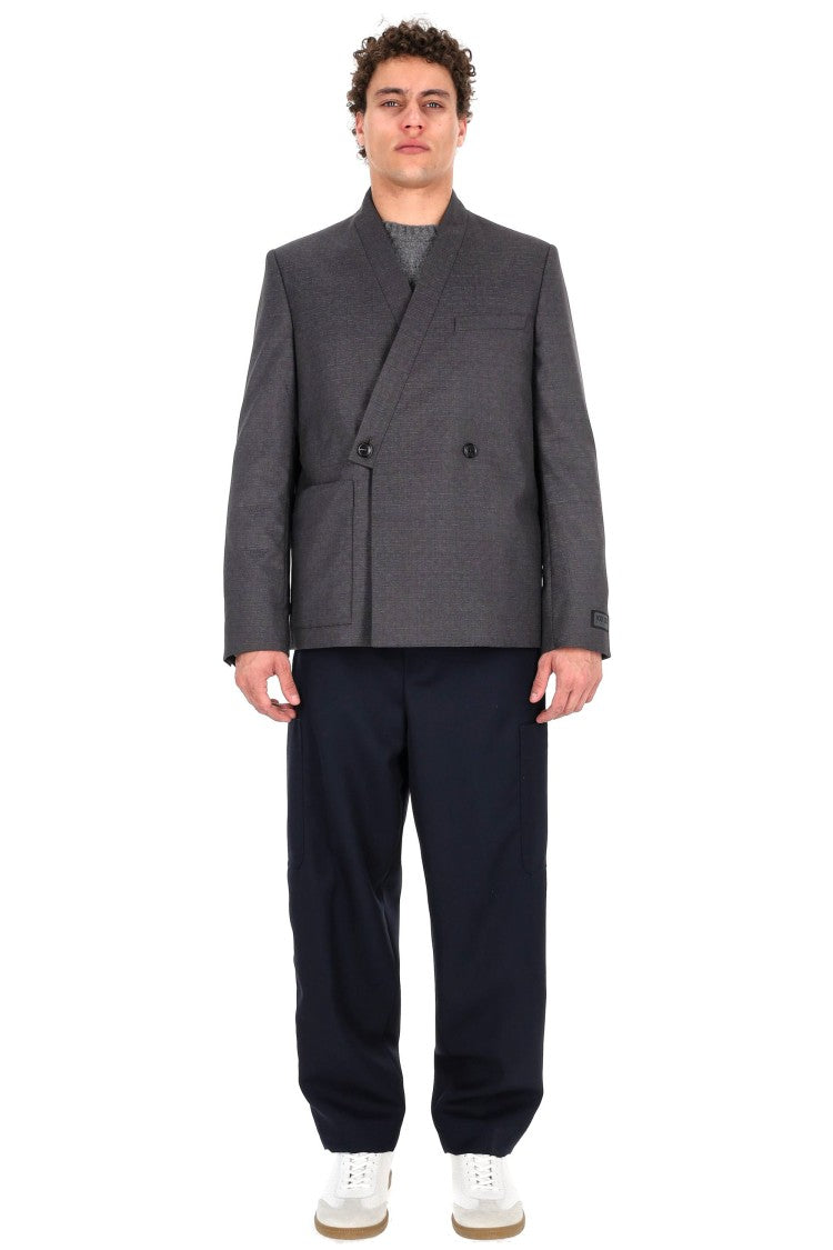 Kenzo Virgin Wool Kimono Jacket