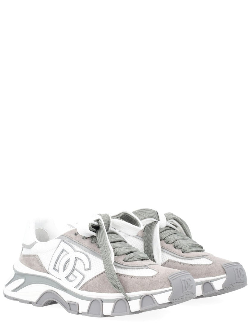 Dolce & Gabbana Neutrals Dg Country Road Layered Sneakers