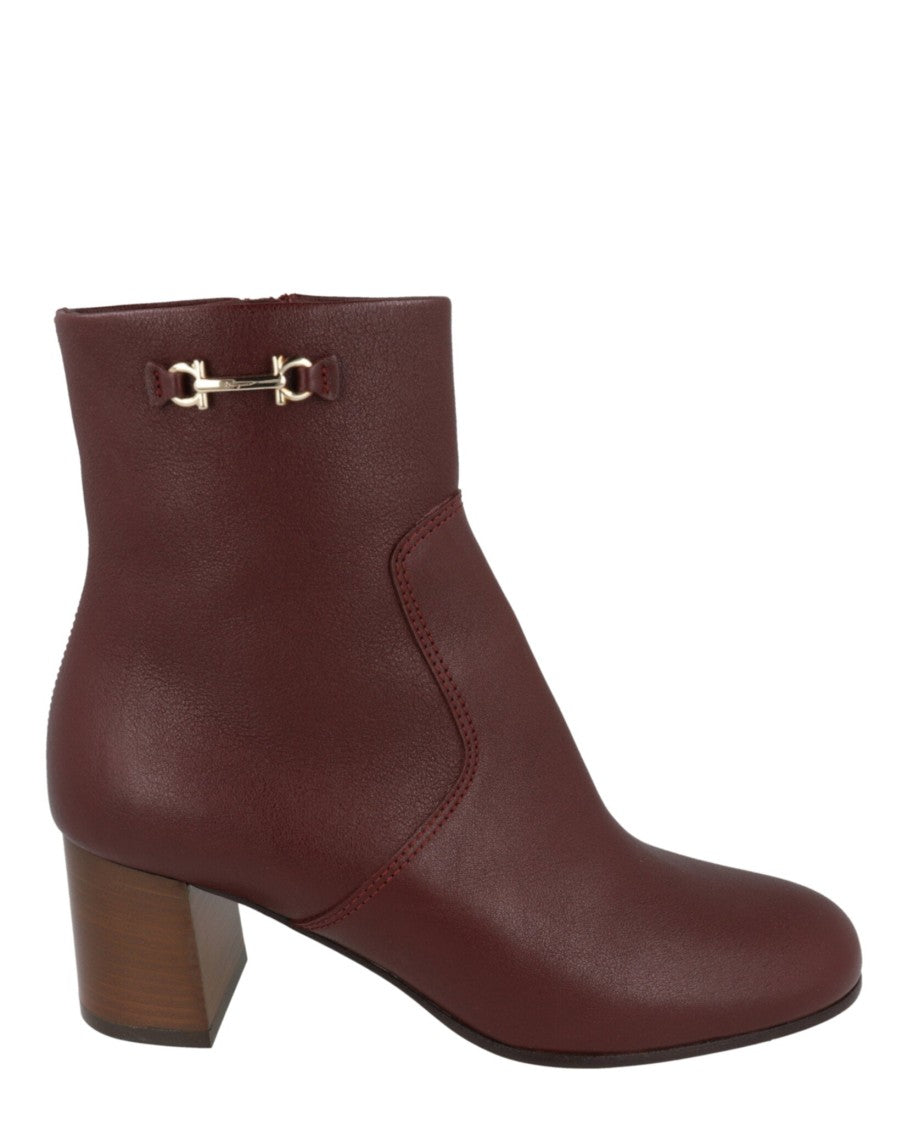 Ferragamo Otello Leather Booties