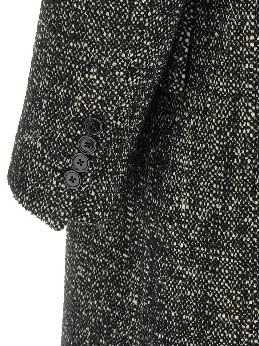 Dolce & Gabbana Bouclé Wool Coat