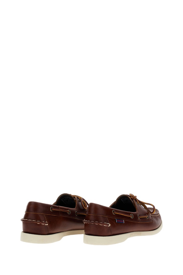 Sebago Classic Brown Leather Boat Shoes